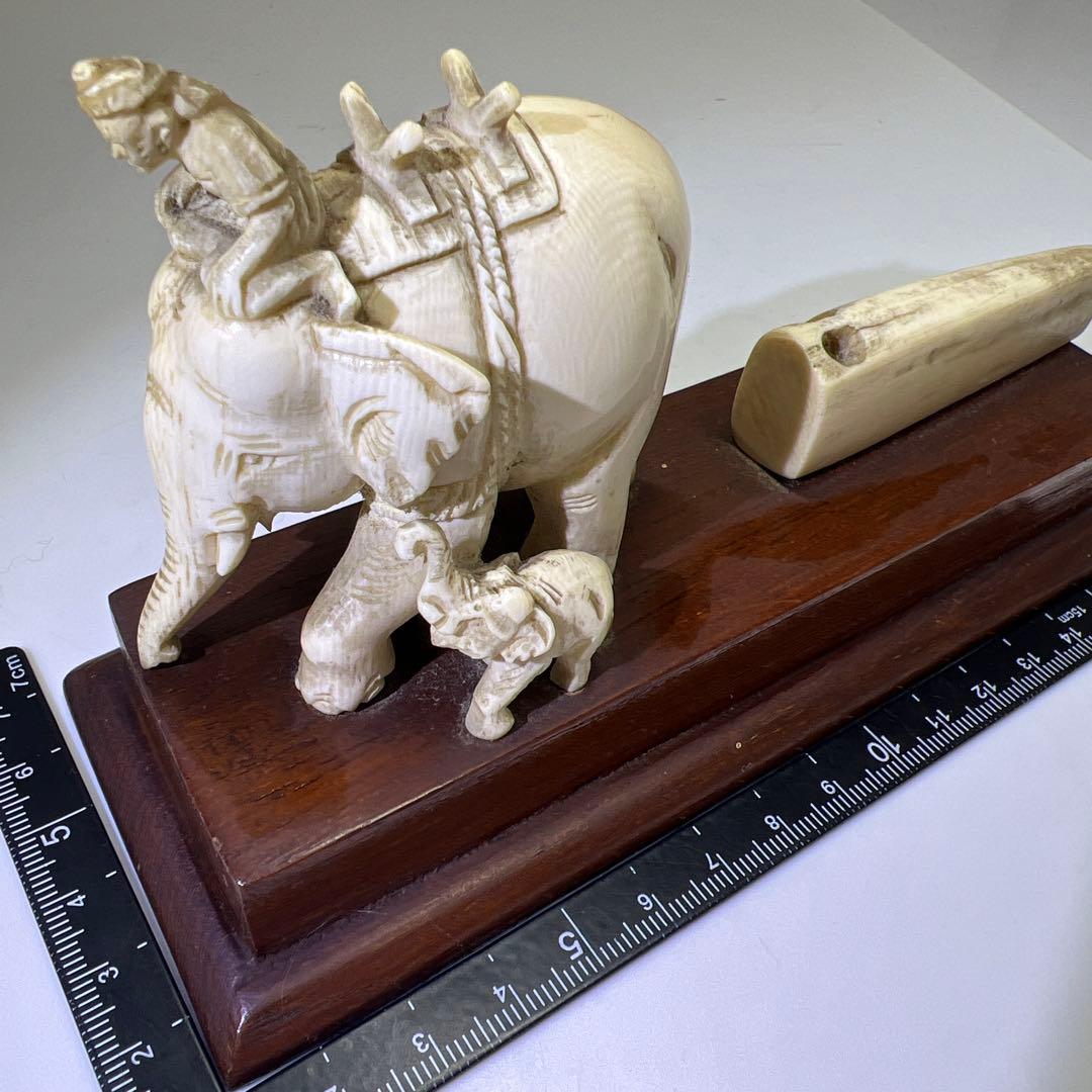 極上 ゾウ 置物 244g 東K8-0202⑥ タサコサ - メルカリ