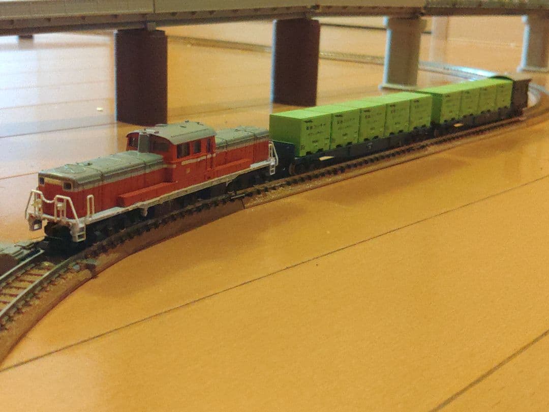 Nゲージ オリジナルスターターセット 立体交差線路+貨物列車+高性能パワーパック