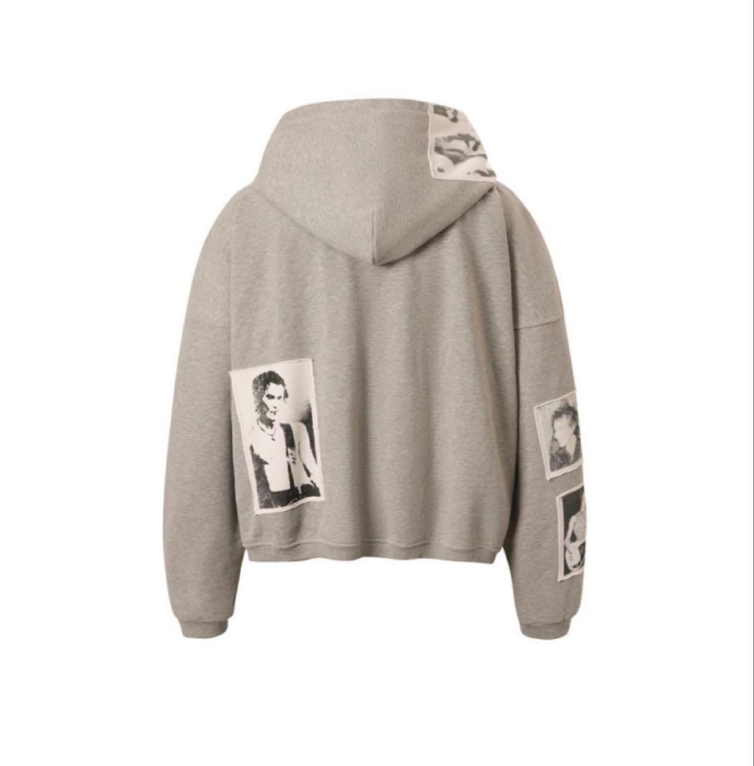 【bastard】PUNK PRINT APPLIQUE HOODIE ニキ着用