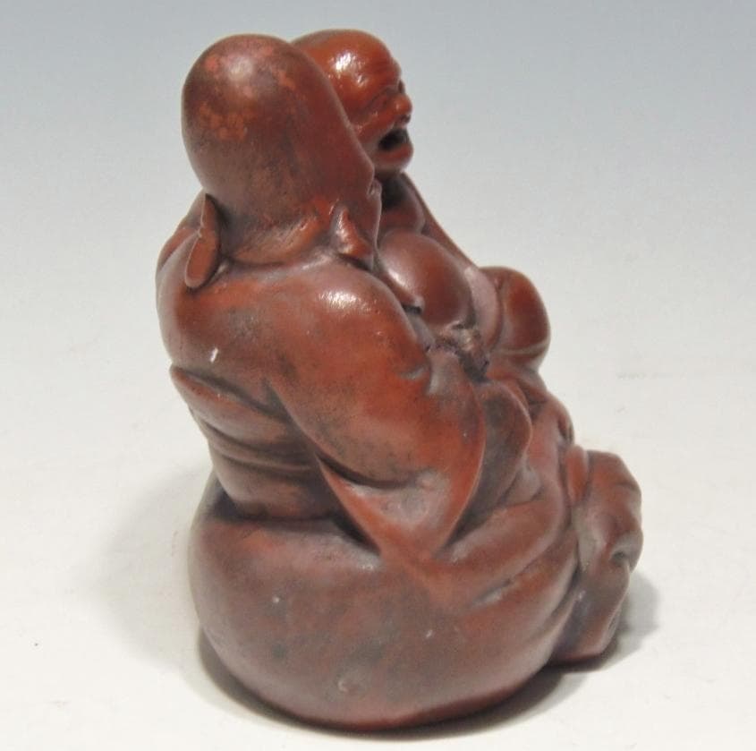 古備前 七福神 福禄寿 布袋 備前焼 開運 置物 縁起物 骨董