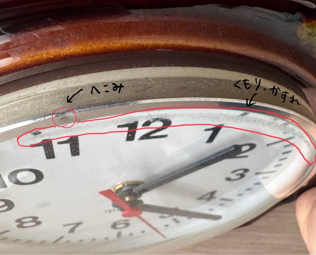 ドイツ製☆陶器のアンティーク時計