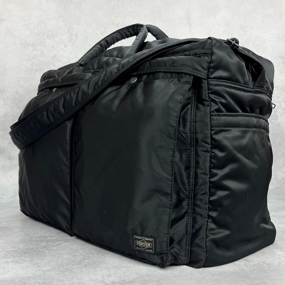 ☆美品☆PORTER☆ポーター☆タンカー☆ボストンバッグ☆ブラック☆2way☆