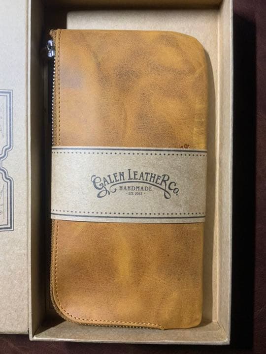 ガレンレザー 4スロットペンポーチ クレイジーホースブラウン