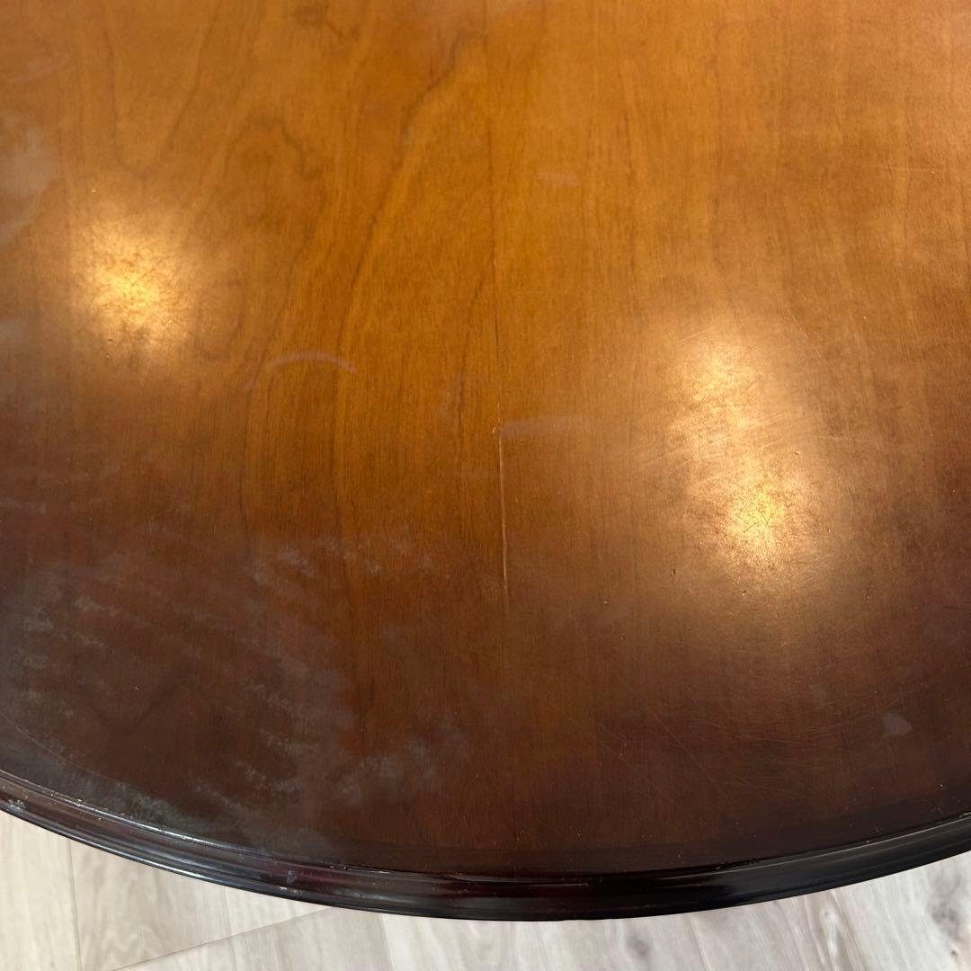 飛騨産業　キツツキ　丸テーブル　ダイニングテーブル　ヴィンテージ　レトロ