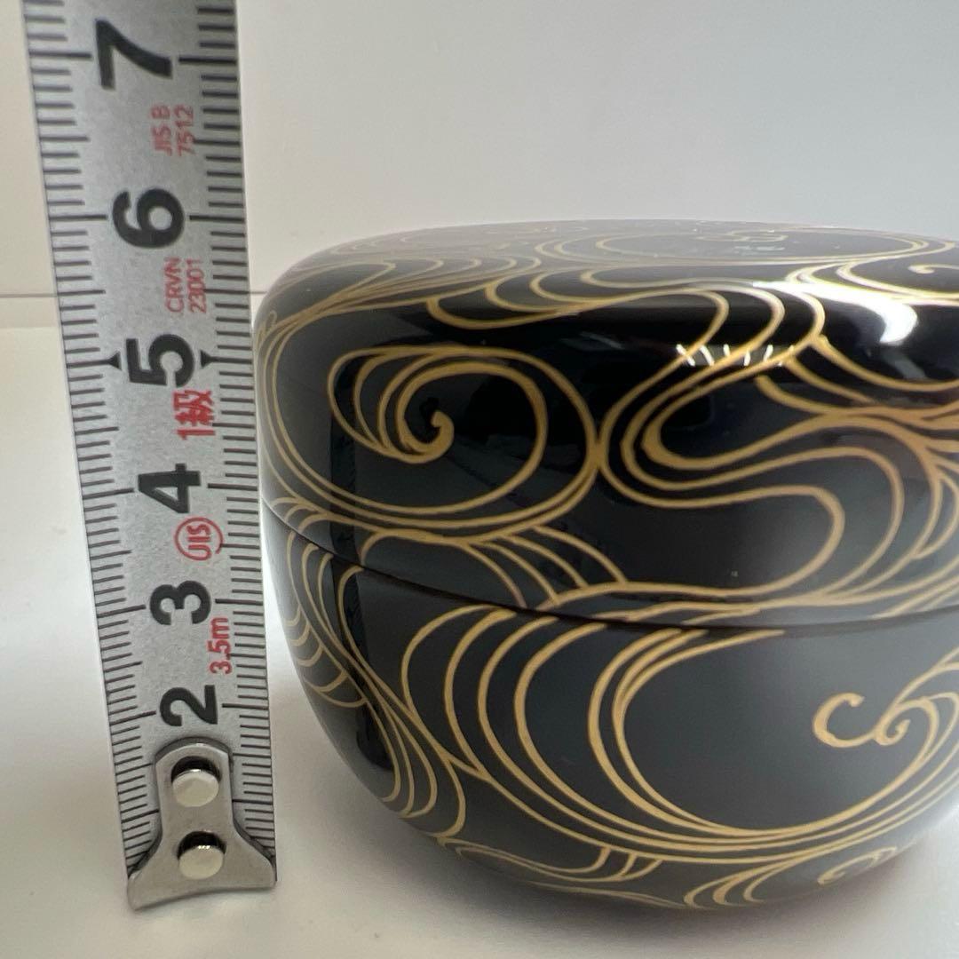 ☆茶3 高橋峯房造 流水千鳥 平棗 共箱 高さ5.5/口径7.4cm - メルカリ