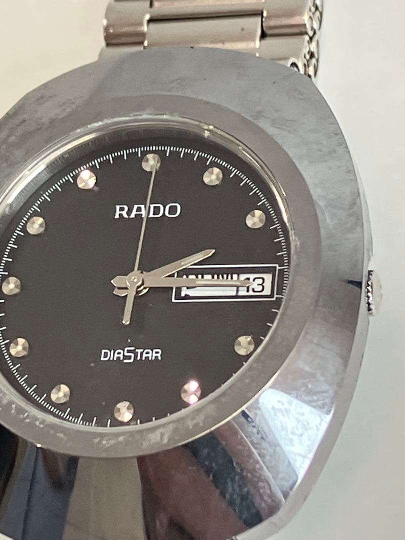 RADO DIASTAR メンズ 腕時計 SS デイデイト 【3398】