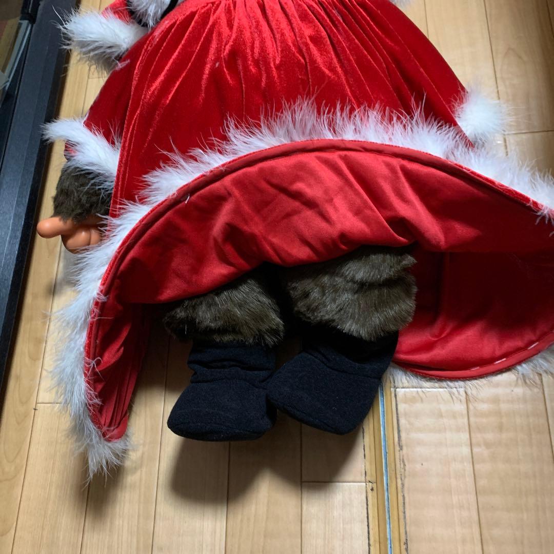 稀少品 モンチッチ　クリスマス　ケープドレス2L