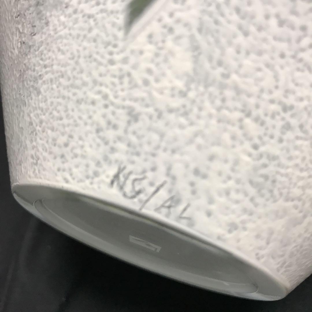 スエーデン製 ガラス工芸 nybro社 作家NS/AL 花瓶 置物 北欧雑貨