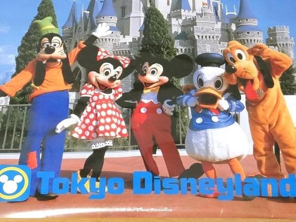 新品 80年代 ビンテージ 初期 東京ディズニーランド シンデレラ城 ミッキー