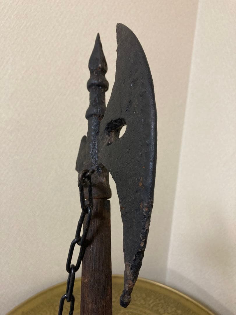 古斧　珍品　古武器　アンティーク　西洋式　ヴァイキング　オールドアックス