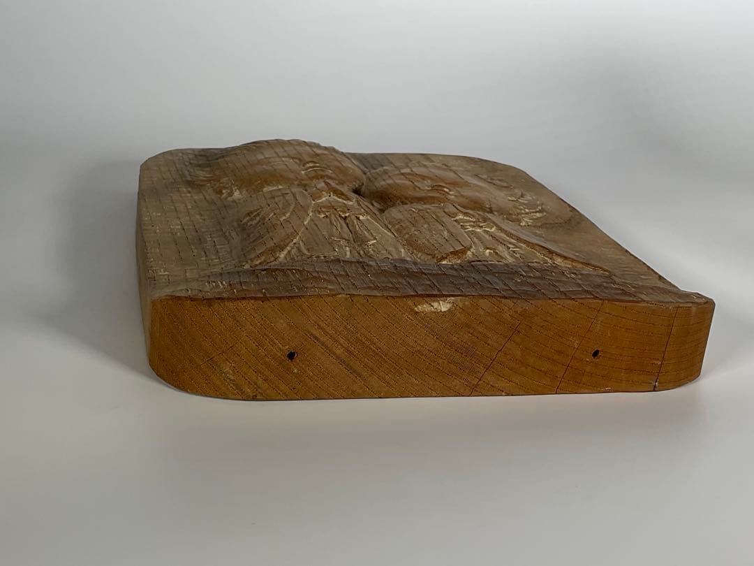 彫刻家 牧田善晴 ふたりの童子 祈り 木彫 一刀彫 長野県