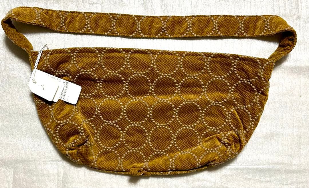 新品 ミナペルホネン タンバリン 2wayショルダーバッグ コーデュロイ斜めがけ