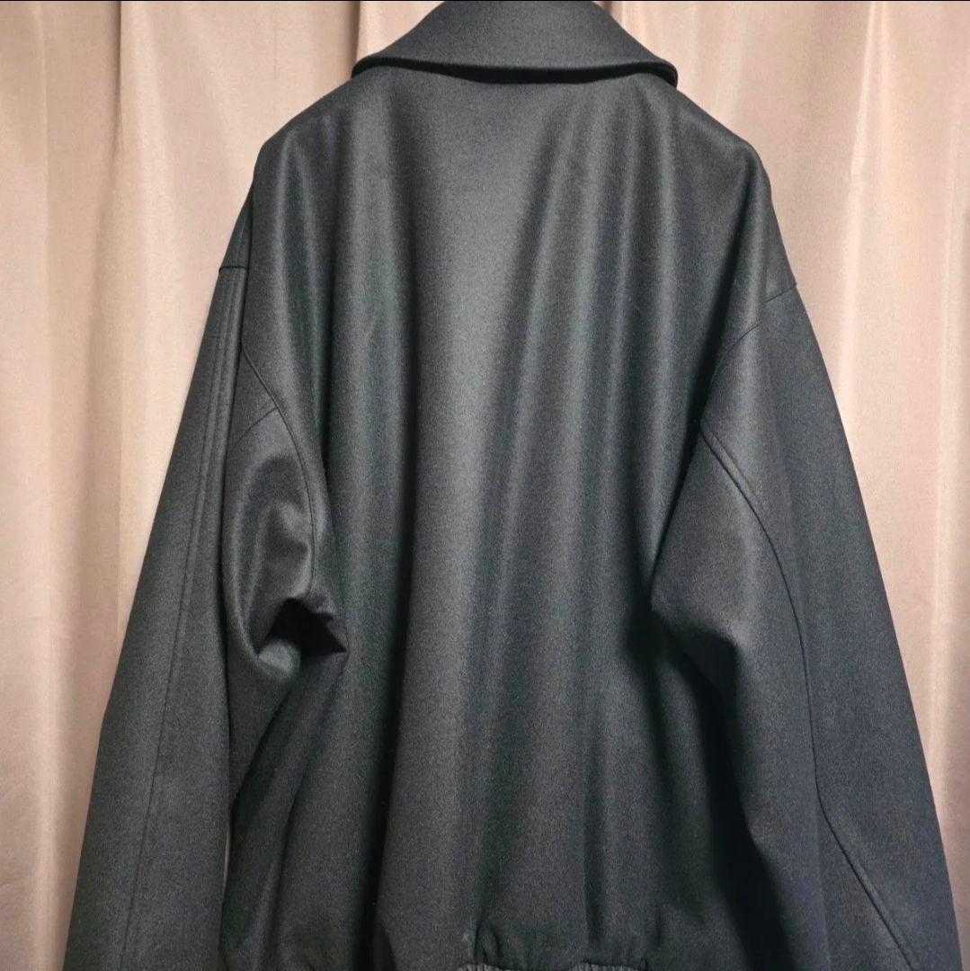 ジャケット・アウター ssstein MELTON OVERSIZED ZIP JACKET