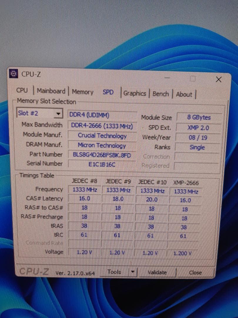 自作PC RYZEN7 2700・8GB・128GB・R7 260X・Win11
