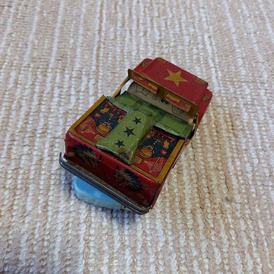 ブリキのミリタリー　当時物　ジ一プ　米軍　アンティーク　レトロ