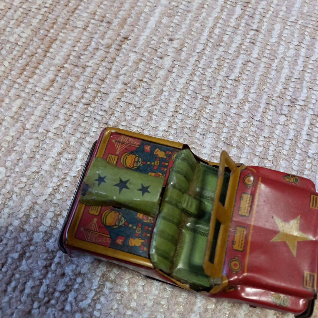 ブリキのミリタリー　当時物　ジ一プ　米軍　アンティーク　レトロ