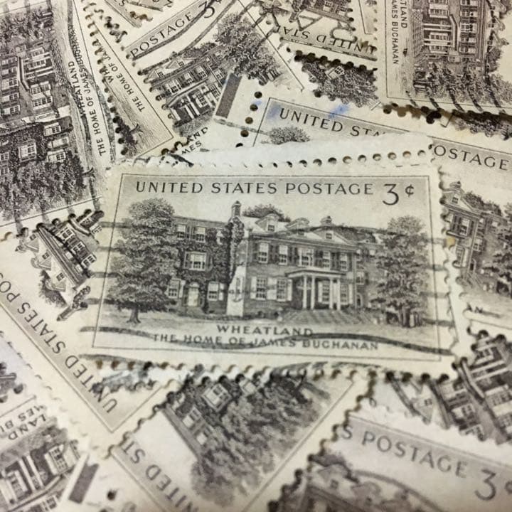 海外切手 建物100枚