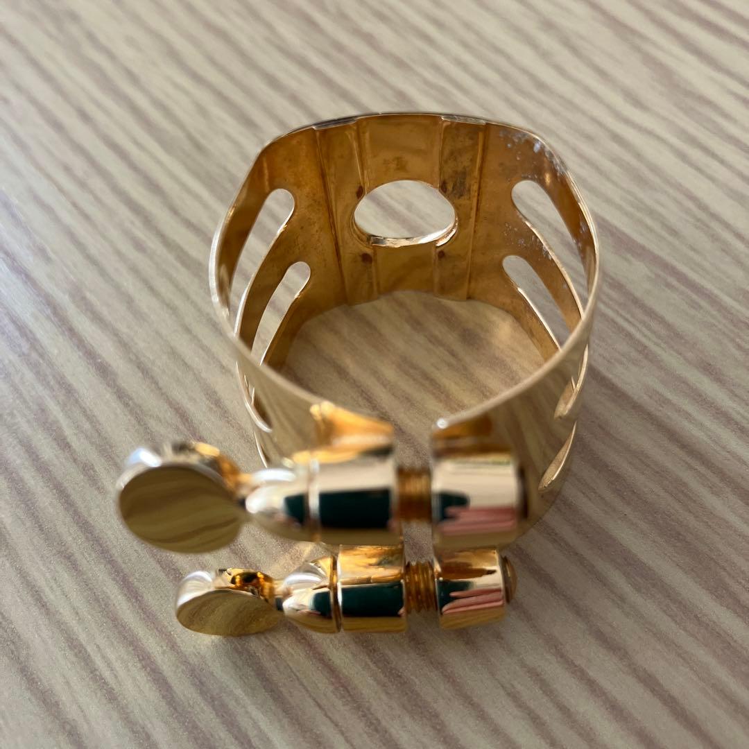 WoodStone リガチャー アルトサックス LAラバー用（GP）