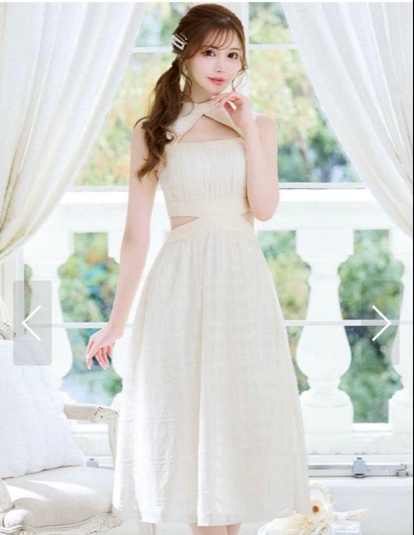 dea robe de fleurs S ロングドレス シュガー　エルケイ