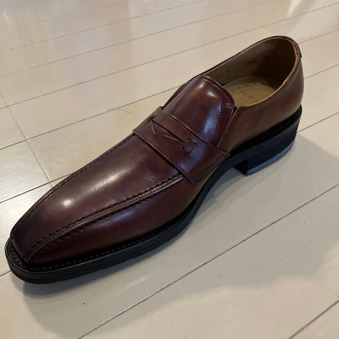 【値下げ】REGAL ブラウンレザー スリッポンビジネスシューズ