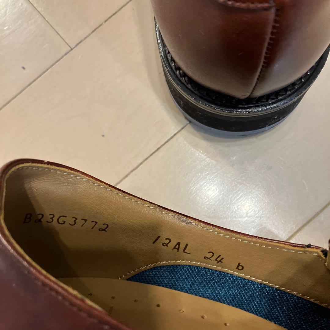 【値下げ】REGAL ブラウンレザー スリッポンビジネスシューズ