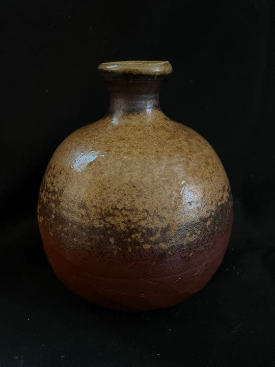 【新品・未使用】備前焼　丸徳利③