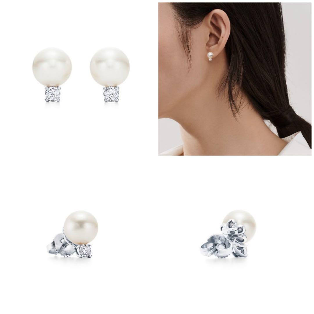 TIFFANYパールピアス