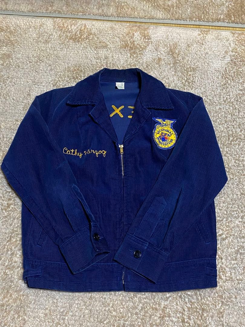 あいく　FFA ネイビー ジャケット Round Rock