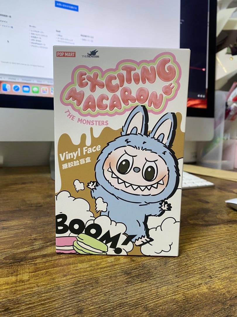 Exciting Macaron Vinyl Face ぬいぐるみ-6個入り