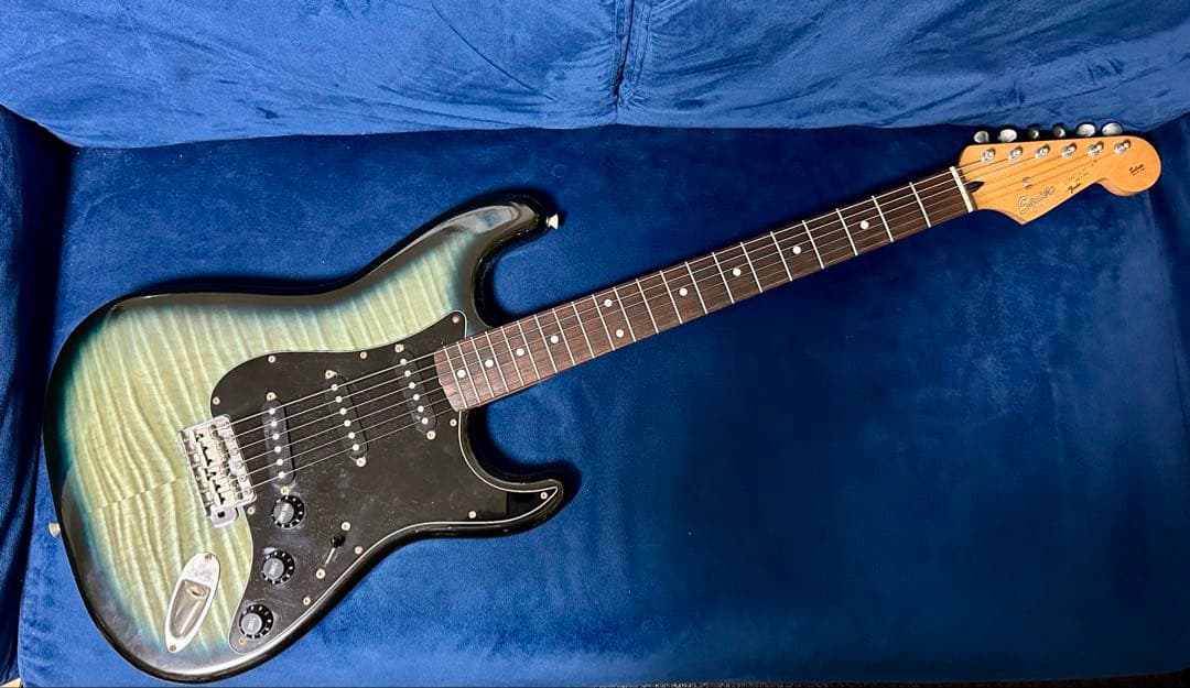 【希少激レア】Fender Squier Gradation青緑色 日本製