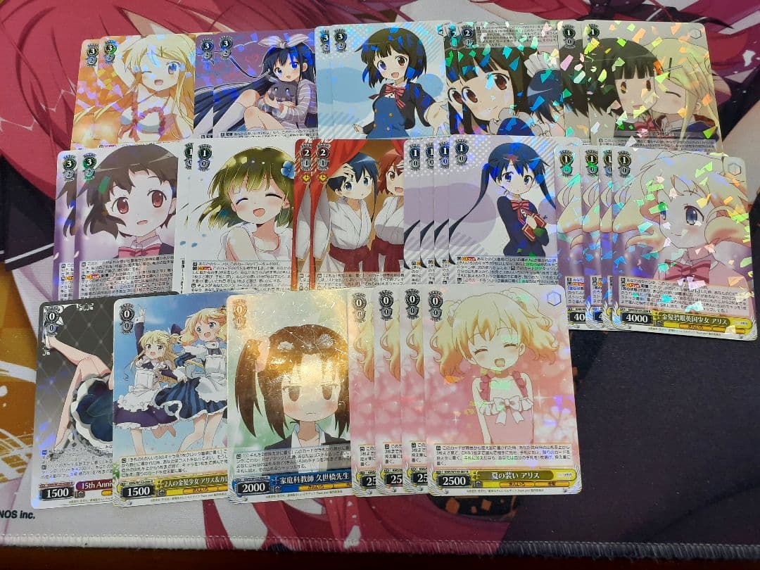 ヴァイスシュヴァルツ きんいろモザイク 電源 デッキ パーツセット WS