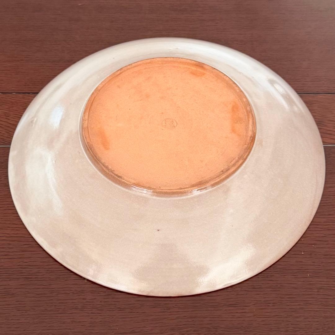 音羽窯 東哉 清水焼 花形 大皿 尺皿