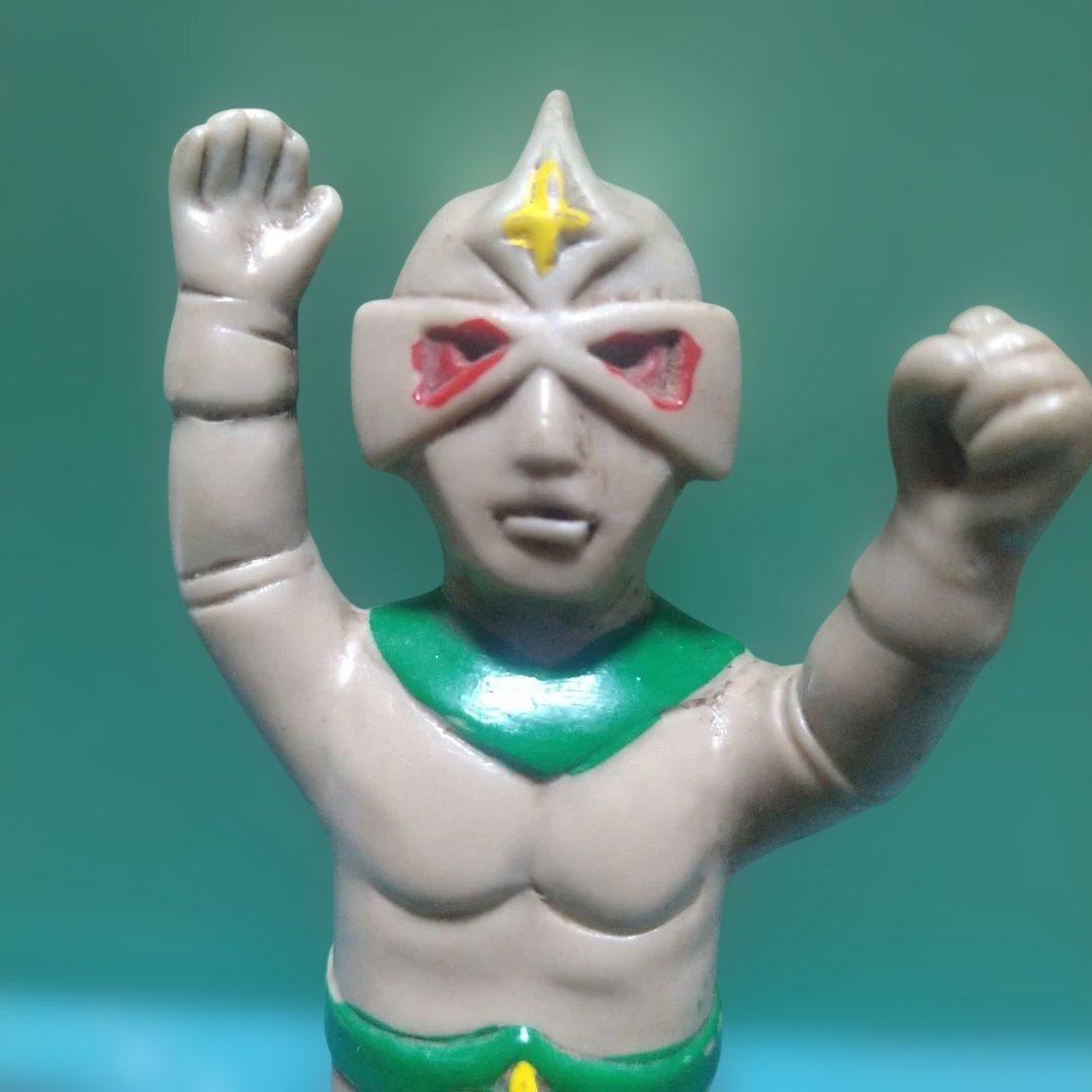 大里玩具　ミラーマン　指人形　当時物　ソフビ