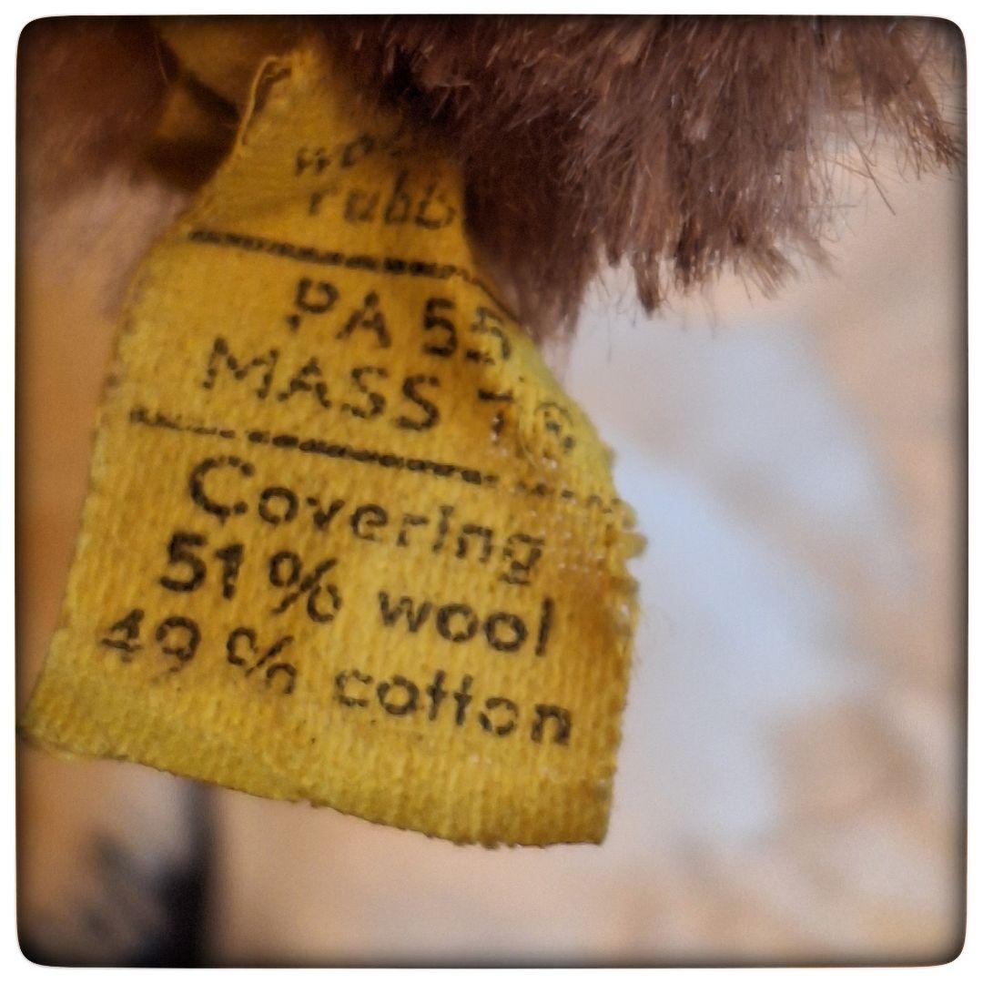 【手踊り人形 パペット ふくろうWittie】ヴィンテージ シュタイフ 美品