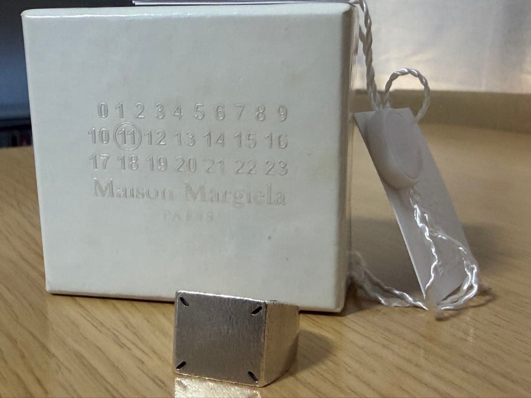 Maison Margiela 4ステッチシルバーリング メゾンマルジェラ