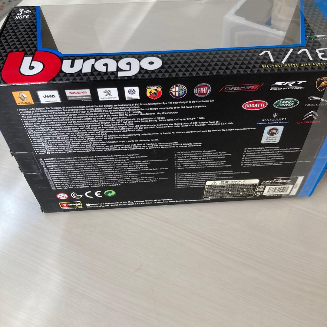 Bburago FIAT 500 タクシー 1/18