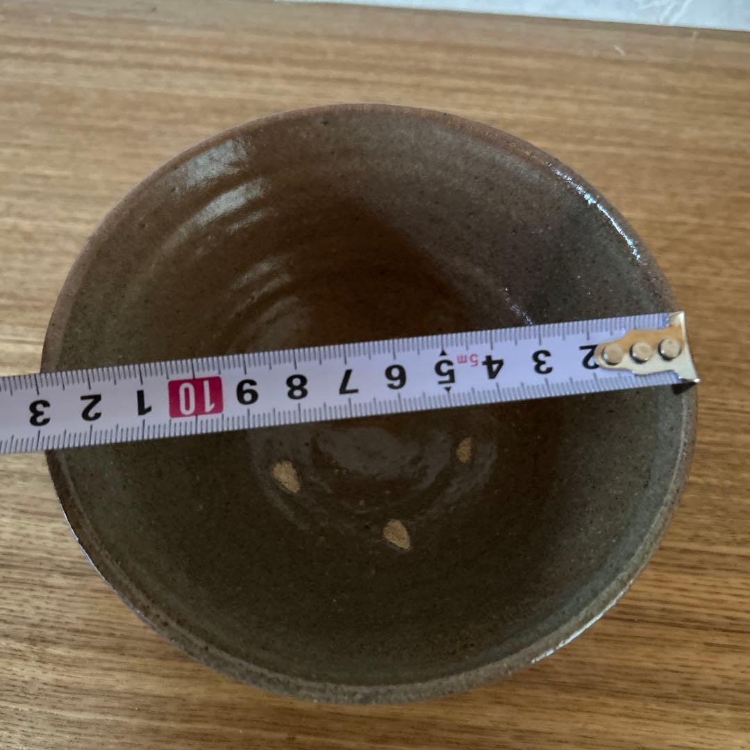 佐久間芳丘 松古窯 唐津井戸形 茶碗 兼中斎 堀内宗完書付