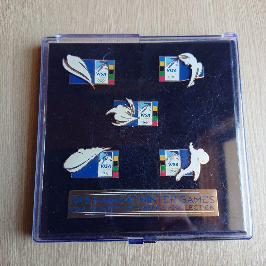 ★1998 長野オリンピック★VISA ピクトグラム ピンバッジセット★