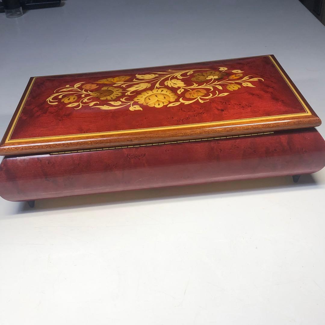 REUGE リュージュ 象嵌 オルゴール ジュエリーボックス