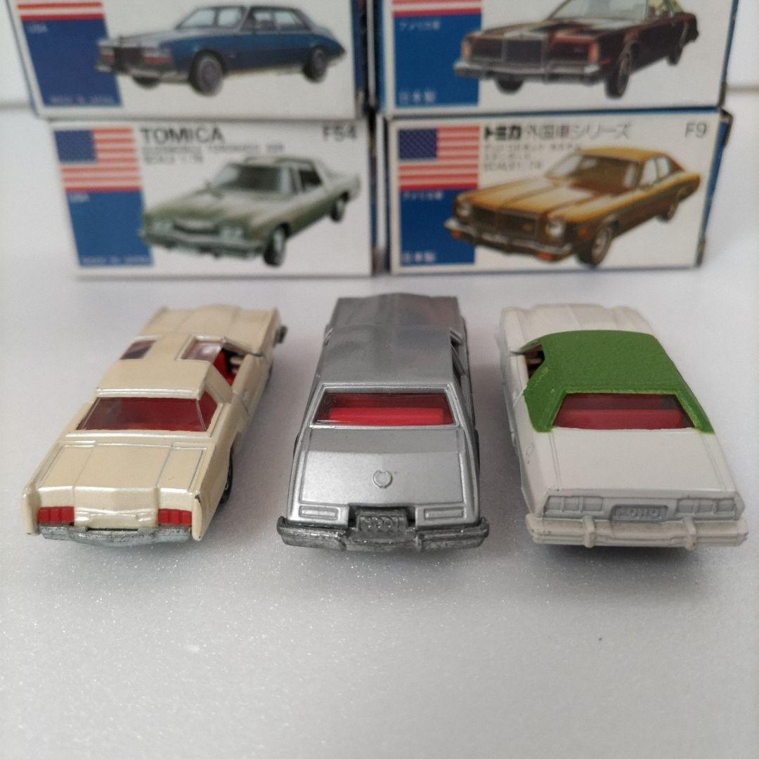 トミカ日本製 外国車シリーズF 青箱 6台セット