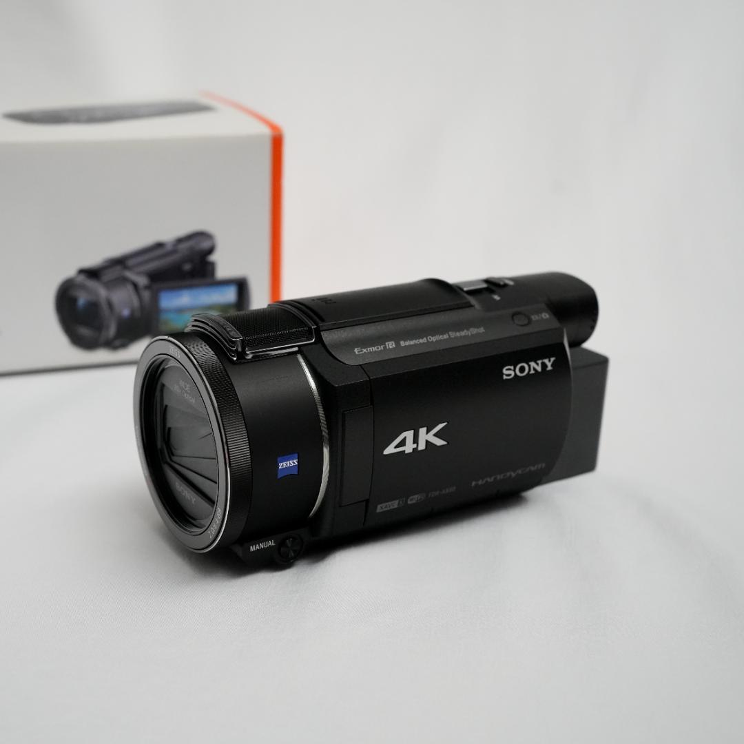 追加バッテリー&元箱付き■美品■ FDR-AX60 SONY 4K ビデオカメラ
