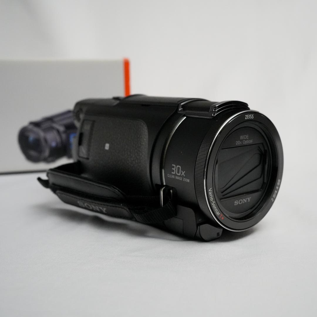 追加バッテリー&元箱付き■美品■ FDR-AX60 SONY 4K ビデオカメラ