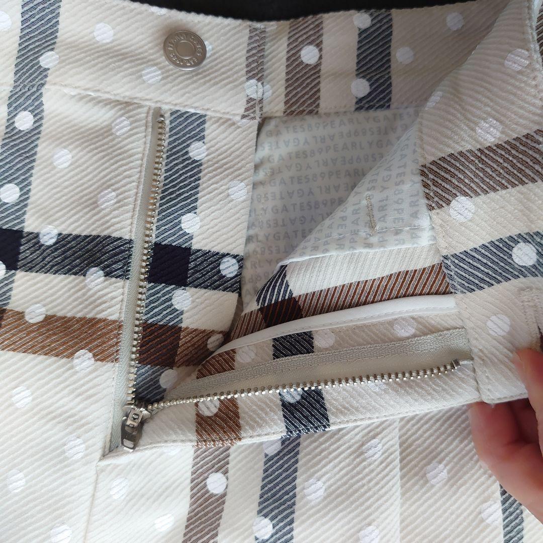 パーリーゲイツ　PEARLY GATES 2025チェックドットスカート 0