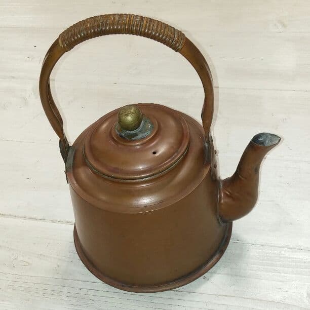 レトロ やかん 古いやかん【銅？ 薬缶】 - メルカリ
