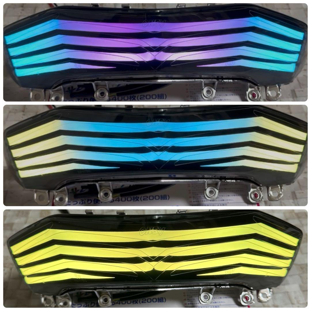 【色変更可】シグナス 3型 LED ファイバー テール CNSY 流れる 色変更可】シグナス 3型 LED ファイバー テール CNSY シグナスX 3型