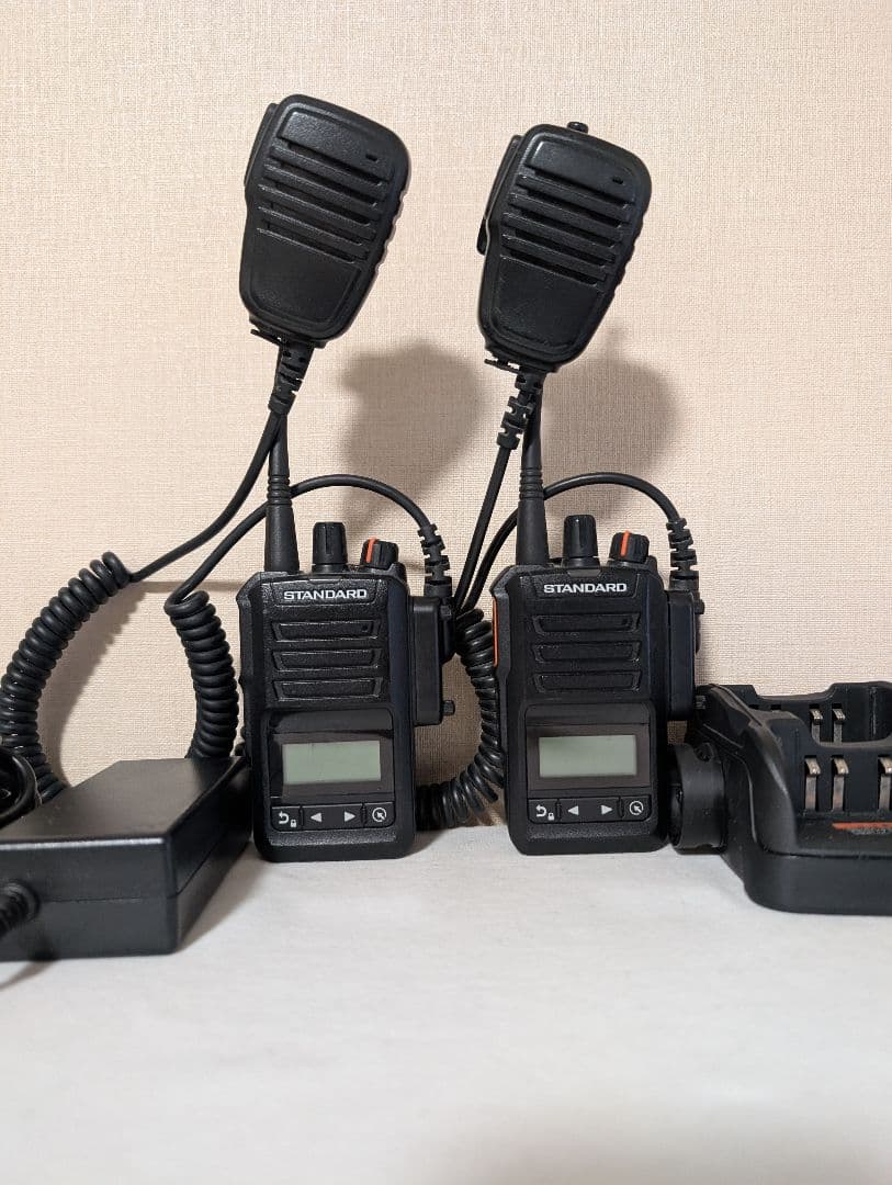 スタンダード デジタル簡易無線機 免許局 VXD460U×2台 マイク付