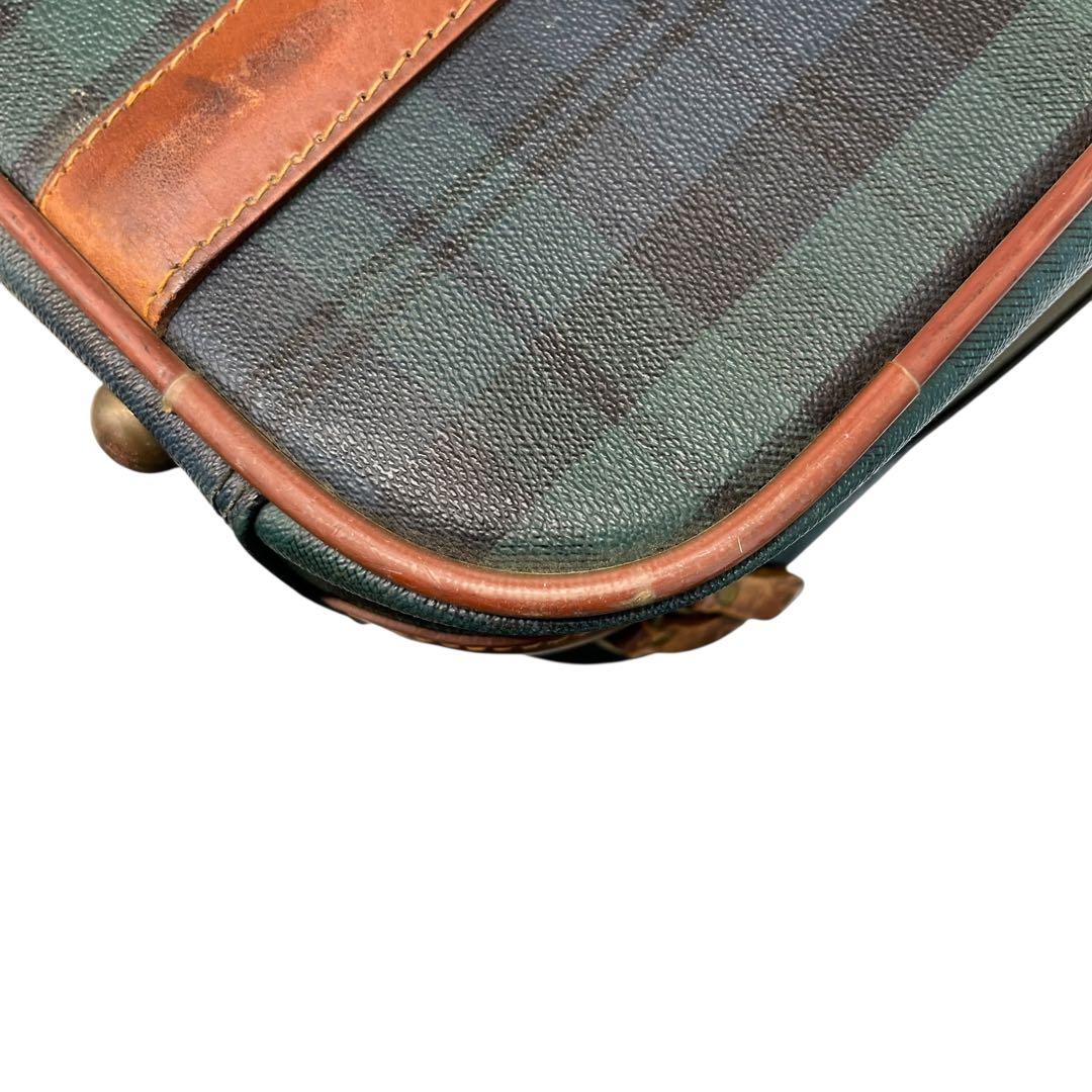 希少】ラルフローレン トラベルバッグ ブラックウォッチ PVC レザー 大容量