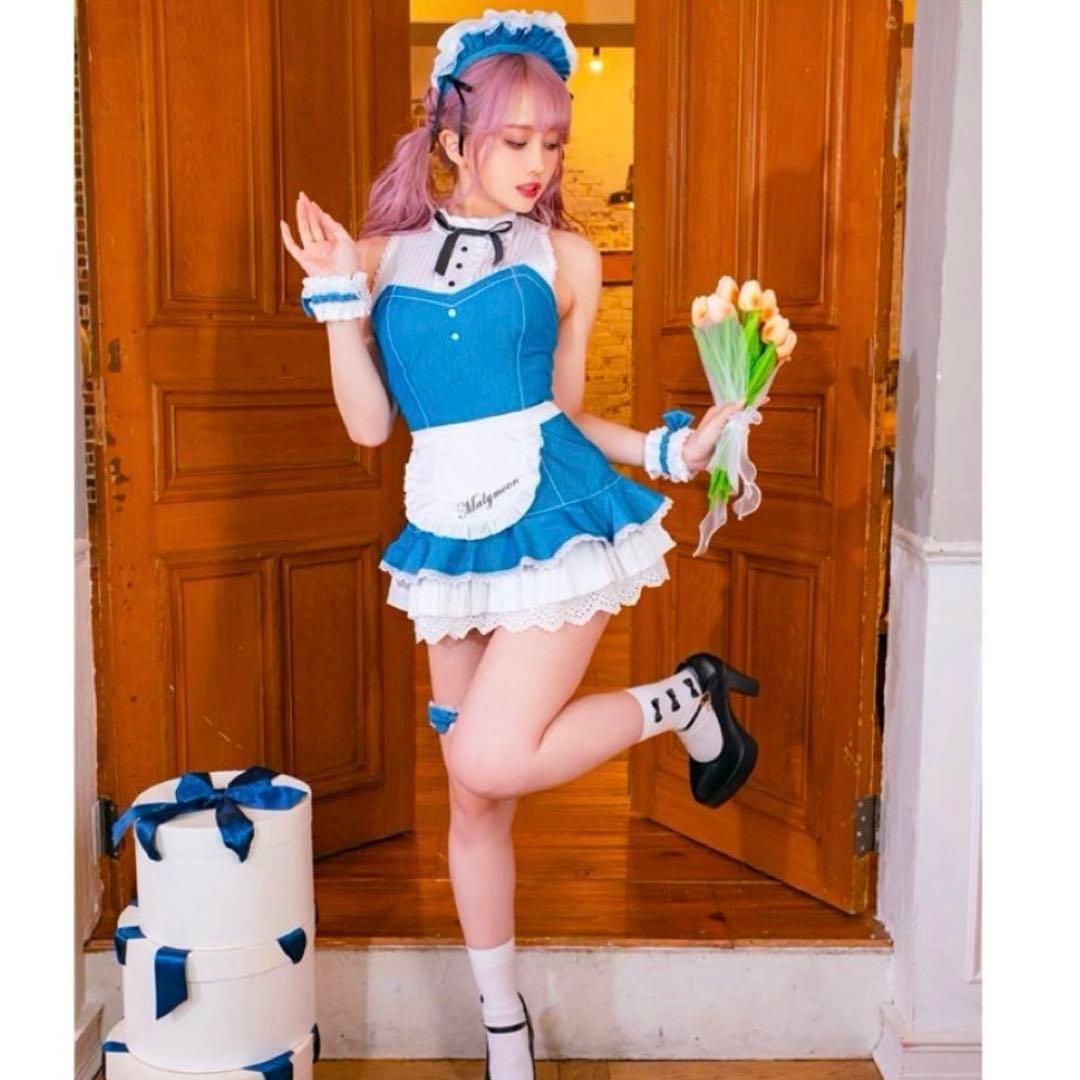 フランスアンティーク/タブリエ・ギャザーリネンエプロン/H・A tablier