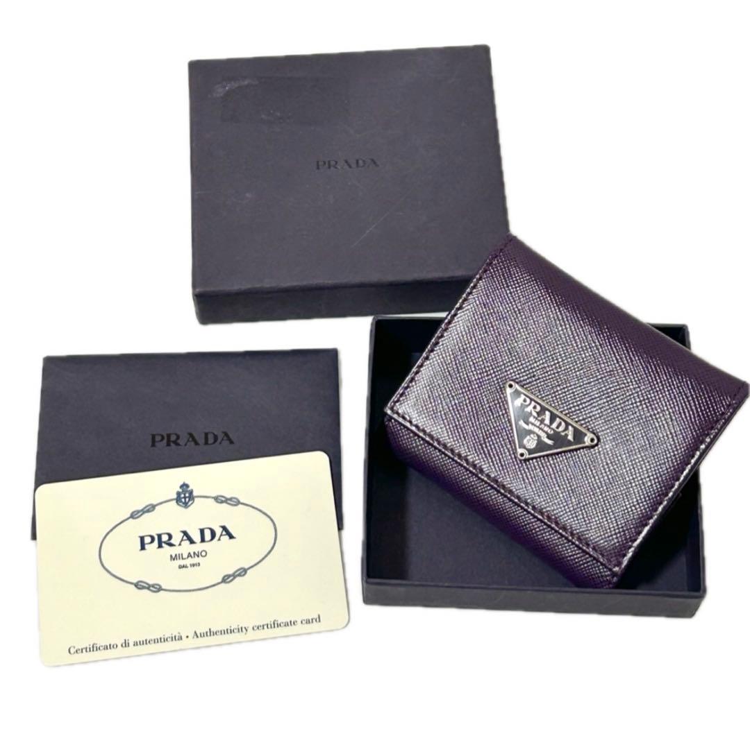 未使用 PRADA プラダ 1M0935 ケース サフィアーノレザー