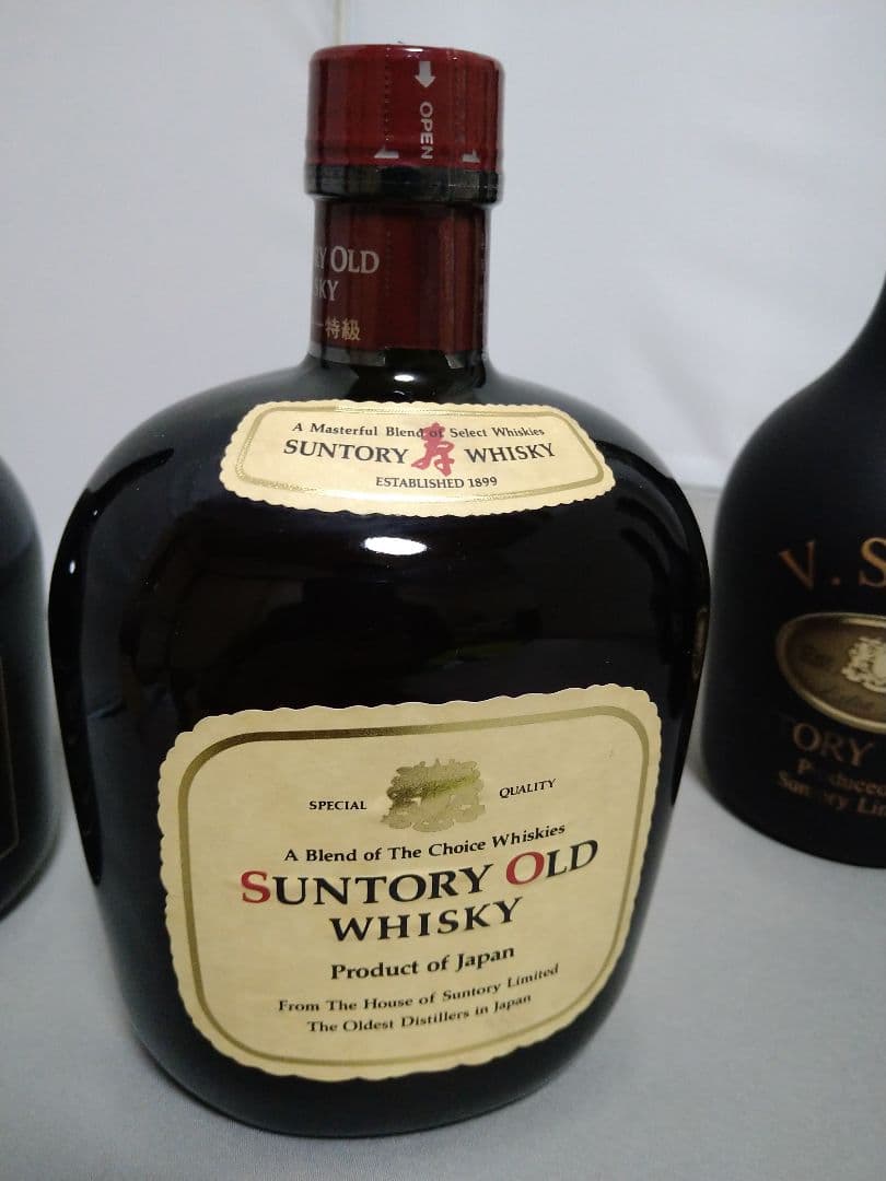 SUNTORY OLD V.S.O.P等 ウイスキー ブランデー 4本 未開栓